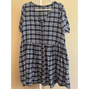 Large Plaid Dress